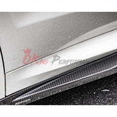 SQ Style Dry Carbon Fiber Side Skirt For BMW X3 G01 G08 LCI 2022-2024