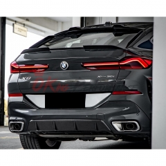 SQ Style Dry Carbon Fiber Rear Roof Spoiler For BMW X6 G06 2019-ON