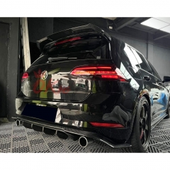 OSIR Style Carbon Fiber Rear Roof Spoiler Wing For VW Golf MK7 MK7.5 TSI GTI R-Line R 2014-2020