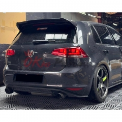 OSIR Style Carbon Fiber Rear Roof Spoiler Wing For VW Golf MK7 MK7.5 TSI GTI R-Line R 2014-2020