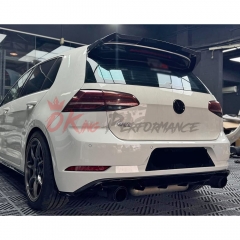 OSIR Style Carbon Fiber Rear Roof Spoiler Wing For VW Golf MK7 MK7.5 TSI GTI R-Line R 2014-2020