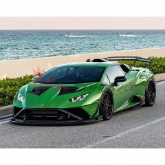 VST Style Dry Carbon Fiber Front Lip For Lamborghini Huracan STO 2021-2025