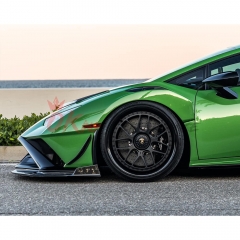 VST Style Dry Carbon Fiber Front Lip For Lamborghini Huracan STO 2021-2025