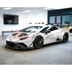 VST Style Dry Carbon Fiber Front Lip For Lamborghini Huracan STO 2021-2025
