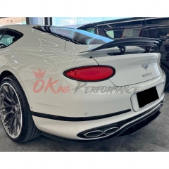 Mansory Soft Style Dry Carbon Fiber Rear Diffuser For Bentley Continental GT GTC 2018-2024
