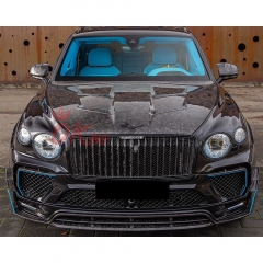 Mansory V1 Style Dry Carbon Fiber Hood For Bentley Bentayga 2020-2024