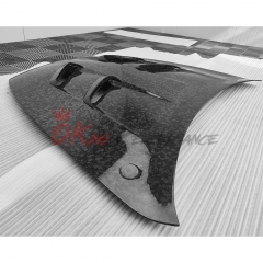 Mansory V1 Style Dry Carbon Fiber Hood For Bentley Bentayga 2020-2024