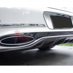 Speed Style Dry Carbon Fiber Rear Diffuser For Bentley Continental GT GTC 2018-2024