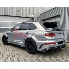 Mansory Style Dry Carbon Fiber Rear Trunk Spoiler For Bentley Bentayga 2020-2024