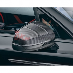 Mansory Style Dry Carbon Fiber Side Mirror Caps For Bentley Bentayga 2020-2024