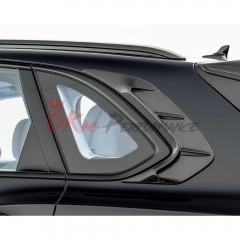 Mansory Style Dry Carbon Fiber D Pillar Rear Vents Trims For Bentley Bentayga 2020-2024