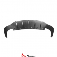 Speed Style Dry Carbon Fiber Rear Diffuser For Bentley Continental GT GTC 2018-2024
