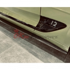 Speed Style Dry Carbon Fiber Side Skirt For Bentley Continental GT GTC 2018-2024