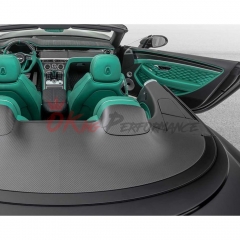 Mansory Style Dry Carbon Fiber Rear Folding Roof Lid Cover For Bentley Continental GTC 2018-2024