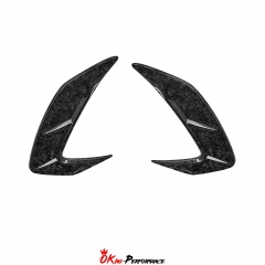 Mansory Style Dry Carbon Fiber D Pillar Rear Vents Trims For Bentley Bentayga 2020-2024