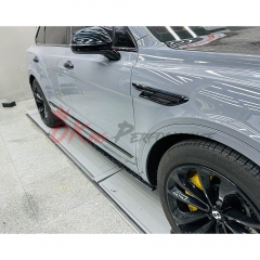 S Style Dry Carbon Fiber Side Skirt For Bentley Bentayga 2020-2024