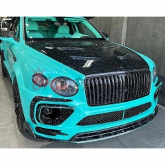 Mansory V1 Style Dry Carbon Fiber Hood For Bentley Bentayga 2020-2024