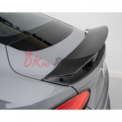 Mansory Style Dry Carbon Fiber Rear Spoiler Wing For Bentley Continental GT 2018-2024