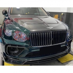Mansory V2 Style Dry Carbon Fiber Hood For Bentley Bentayga 2020-2024