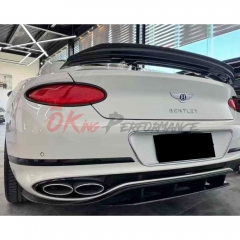 Mansory Soft Style Dry Carbon Fiber Rear Diffuser For Bentley Continental GT GTC 2018-2024
