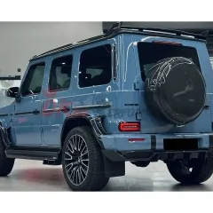 TopCar Style Dry Carbon Fiber Rear Fender Trim Cover For Mercedes Benz G-Class W465 G63 AMG 2024-ON
