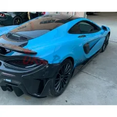 600LT Style Dry Carbon Fiber Side Skirt For Mclaren 540C 570S 2015-2020