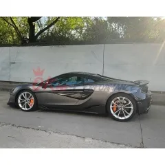 600LT Style Dry Carbon Fiber Side Skirt For Mclaren 540C 570S 2015-2020