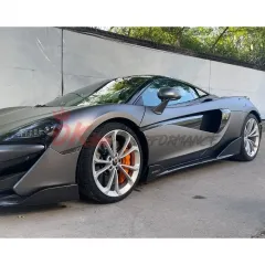 600LT Style Dry Carbon Fiber Side Skirt For Mclaren 540C 570S 2015-2020