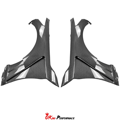 Vents Style Honey Comb Carbon Fiber Fender For INFINITI Q50 2013-2024