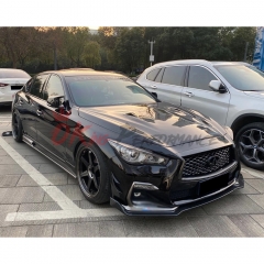 GTR Style Carbon Fiber Hood For Infiniti Q50 2013-2024