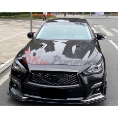 GTR Style Carbon Fiber Hood For Infiniti Q50 2013-2024