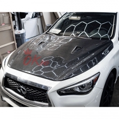 GTR Style Carbon Fiber Hood For Infiniti Q50 2013-2024