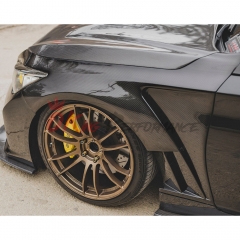 Vents Style Honey Comb Carbon Fiber Fender For INFINITI Q50 2013-2024