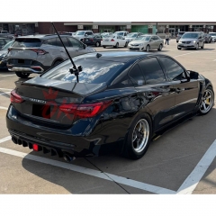 Wing Style Carbon Fiber (Cfrp) Rear Trunk For Infiniti Q50 2018-2024