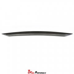 Dry Carbon Fiber Trunk Lid Upper Cover Trim (no logo) For INFINITI Q50 2013-2017