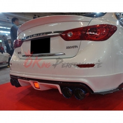 Blitz R Concept Style Carbon Fiber Trunk Wing Rear Spoiler For INFINITI Q50 2013-2024