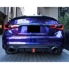 Carbon Fiber Rear Diffuser For Infiniti Q50 2018-2024
