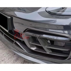 Paktechz Style Dry Carbon Fiber Front Canards For Porsche Panamera 971 971.2 2020-2023