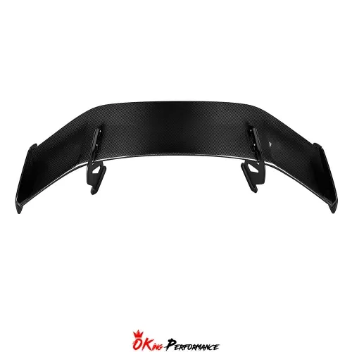 GT4RS Style Dry Carbon Fiber Rear GT Spoiler For Porsche 718 Cayman Boxster 2016-2020
