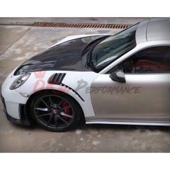 GT2RS Style Partial Dry Carbon Fiber Fender For Porsche 911 Carrera S 4S 991 991.1 991.2 2012-2018
