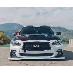 VA Style HoneyComb Carbon Fiber Hood For Infiniti Q50 2014-2024