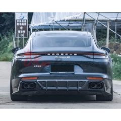 CMST Style Dry Carbon Fiber Rear Diffuser For Porsche Panamera 971 971.1 971.2 2017-2023