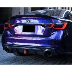 Carbon Fiber Rear Diffuser For Infiniti Q50 2018-2024