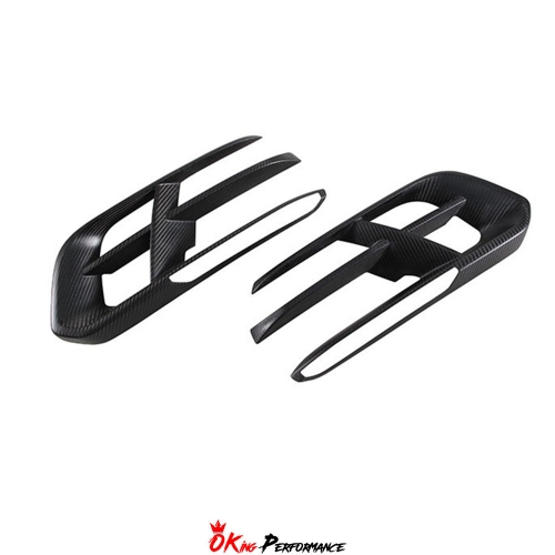 Paktechz Style Dry Carbon Fiber Front Canards For Porsche Panamera 971 971.2 2020-2023