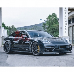 CMST Style Dry Carbon Fiber Front Bumper Vents Trim For Porsche Panamera 971 971.2 2020-2023