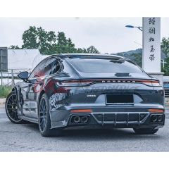 CMST Style Dry Carbon Fiber Rear Diffuser For Porsche Panamera 971 971.1 971.2 2017-2023