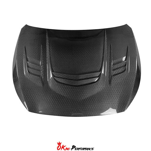 VA Style HoneyComb Carbon Fiber Hood For Infiniti Q50 2014-2024