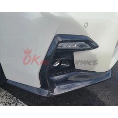 Carbon Fiber Fog Light Cover For Infiniti Q50S 2018-2024