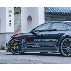 CMST Style Dry Carbon Fiber Side Skirt For Porsche Panamera 971 971.1 971.2 2017-2023