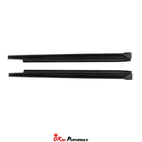 Paktechz Style Dry Carbon Fiber Side Skirts For Porsche Panamera 971 971.1 971.2 2017-2023